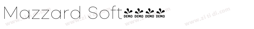 Mazzard Soft字体转换